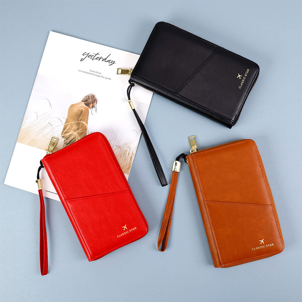 Stylish RFID Passport Wallet – Protect Your Identity Anywhere