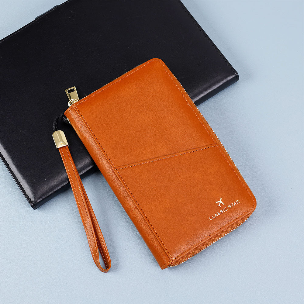Stylish RFID Passport Wallet – Protect Your Identity Anywhere