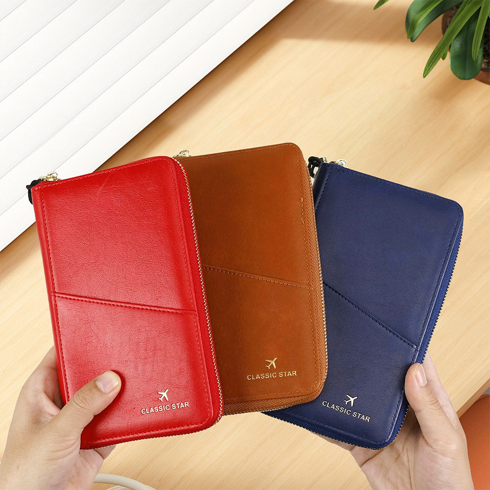 Stylish RFID Passport Wallet – Protect Your Identity Anywhere